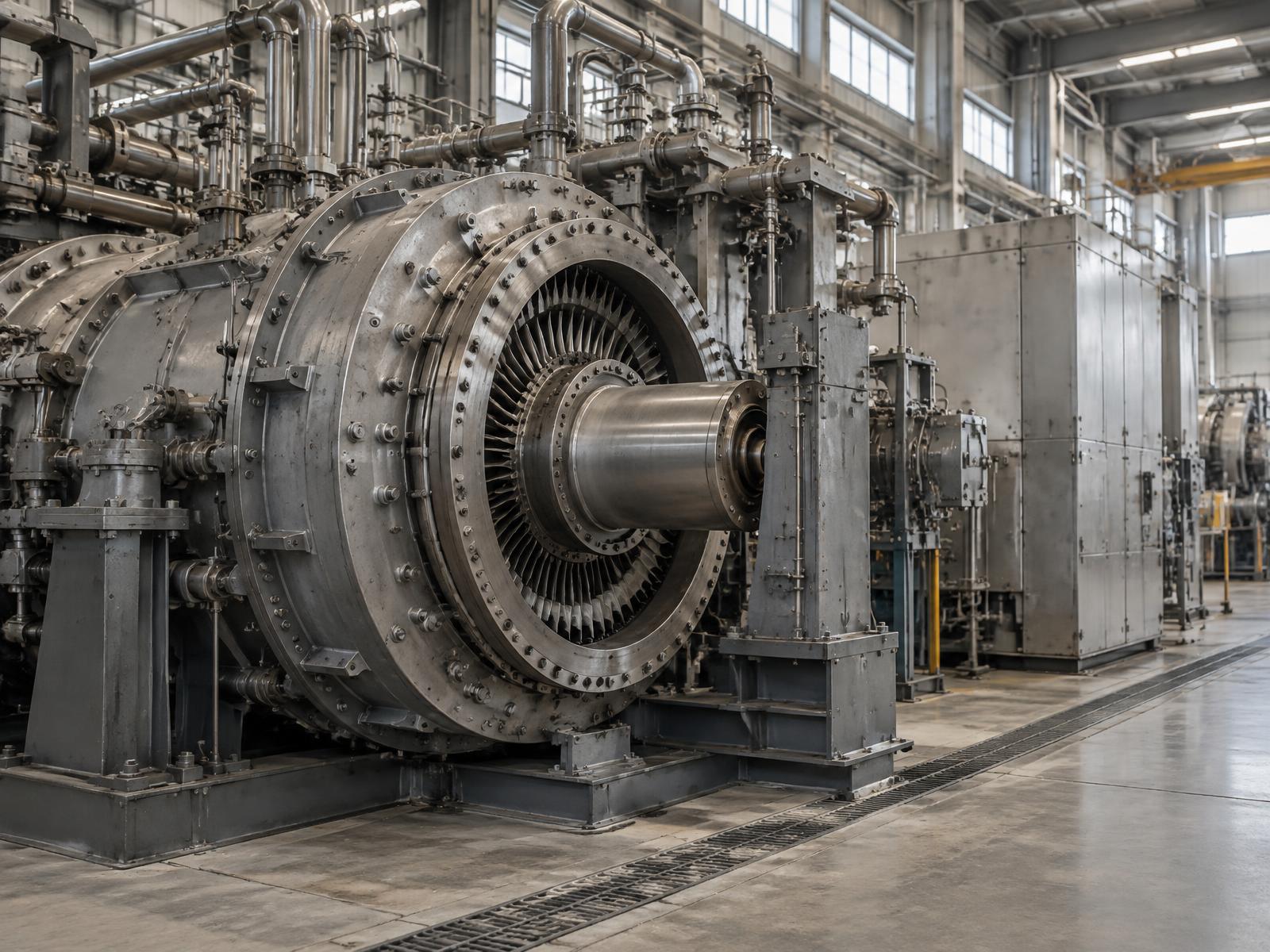 Strategic industrial equipment on a plant floor